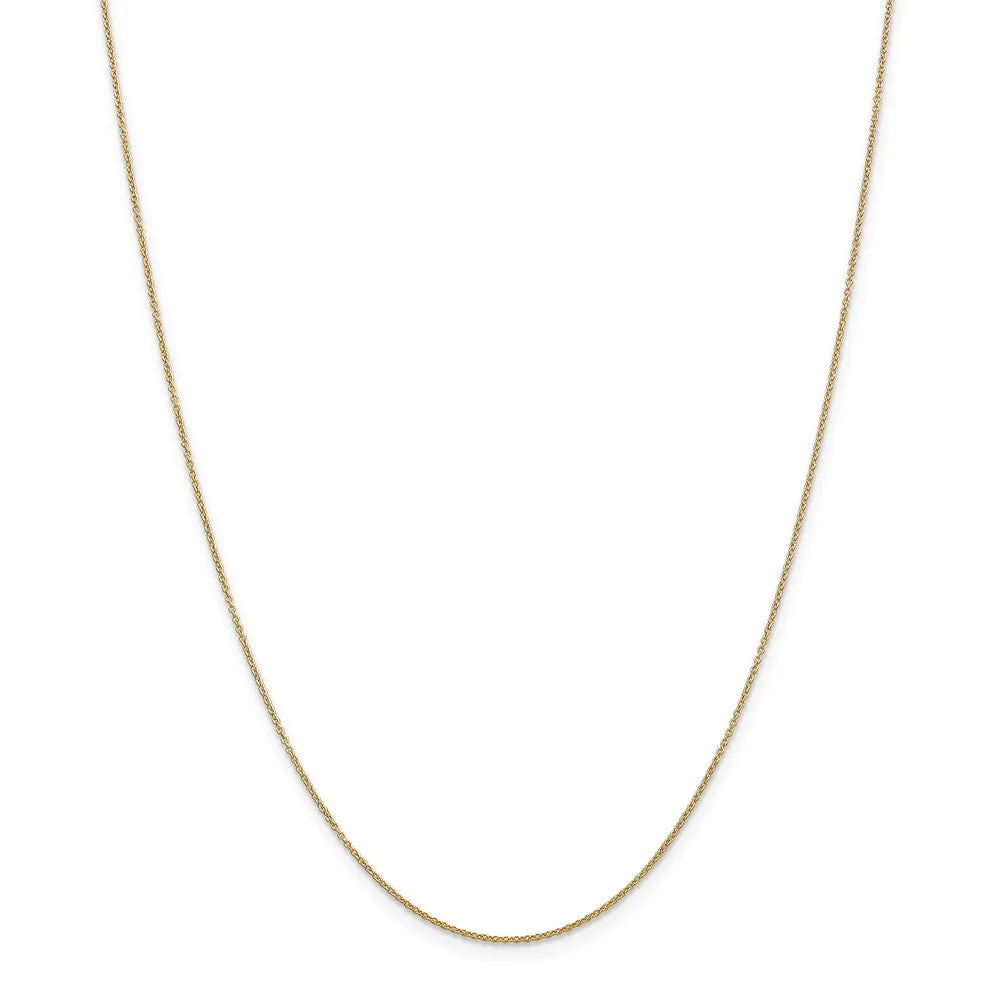 14k Yellow Gold & Rhodium Purse Slide Necklace