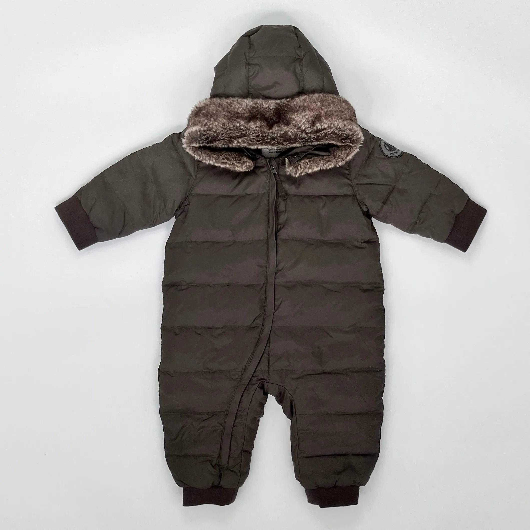 18 months Petit Bateau brown snowsuit