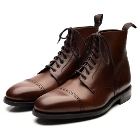 1880 'Hyde' Brown Leather Boots UK 9 F