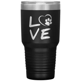 30oz Love Paw Polar Camel Tumbler