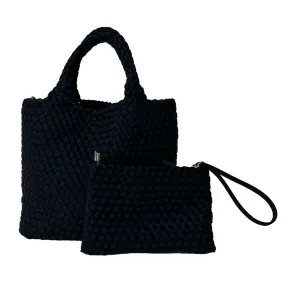 Ahdorned Lily Woven Neoprene Tote Bag