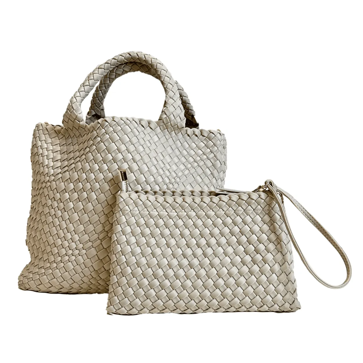 Ahdorned Lily Woven Neoprene Tote Bag