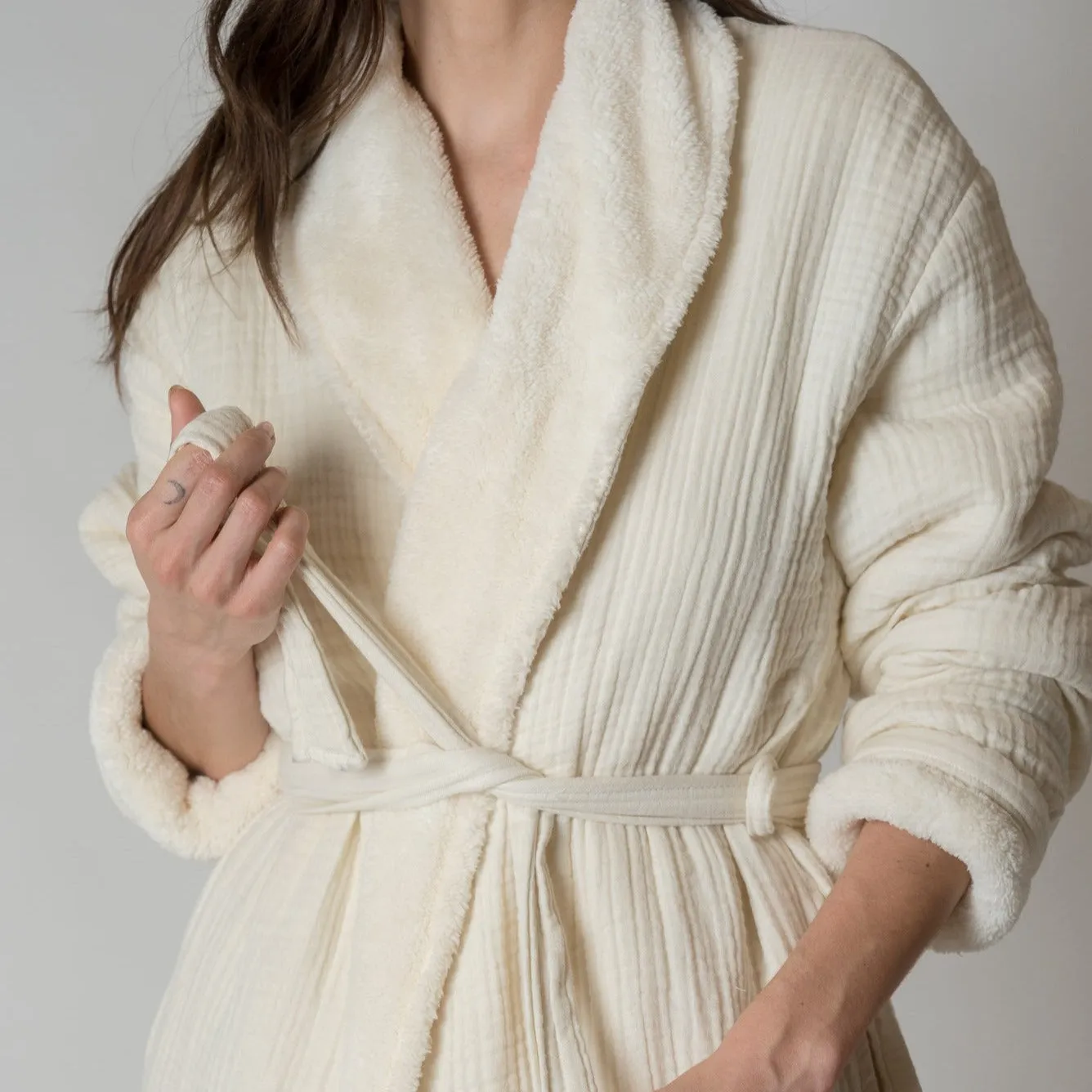 Alaia Sherpa Robe - Buy Online Now