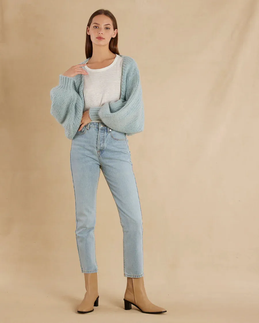 Amelius Duckegg Blue Lola Mohair Bolero