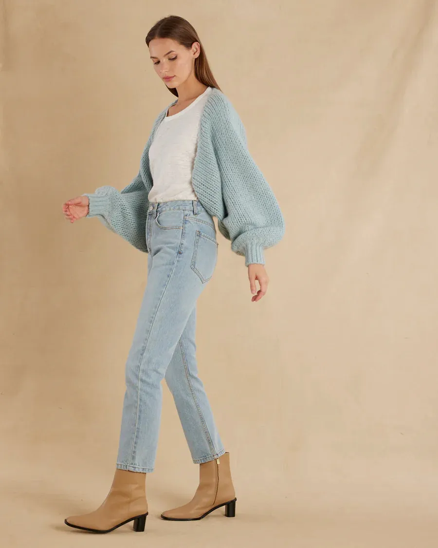 Amelius Duckegg Blue Lola Mohair Bolero