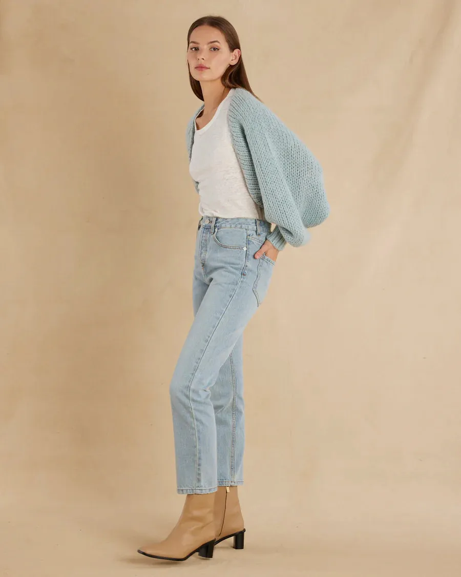 Amelius Duckegg Blue Lola Mohair Bolero