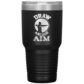 Archery Laser Etched Stainless Steel Tumbler - 30oz