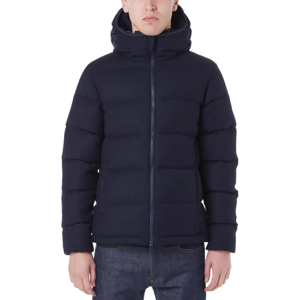 Aspesi Axe Hooded Down Jacket - Navy