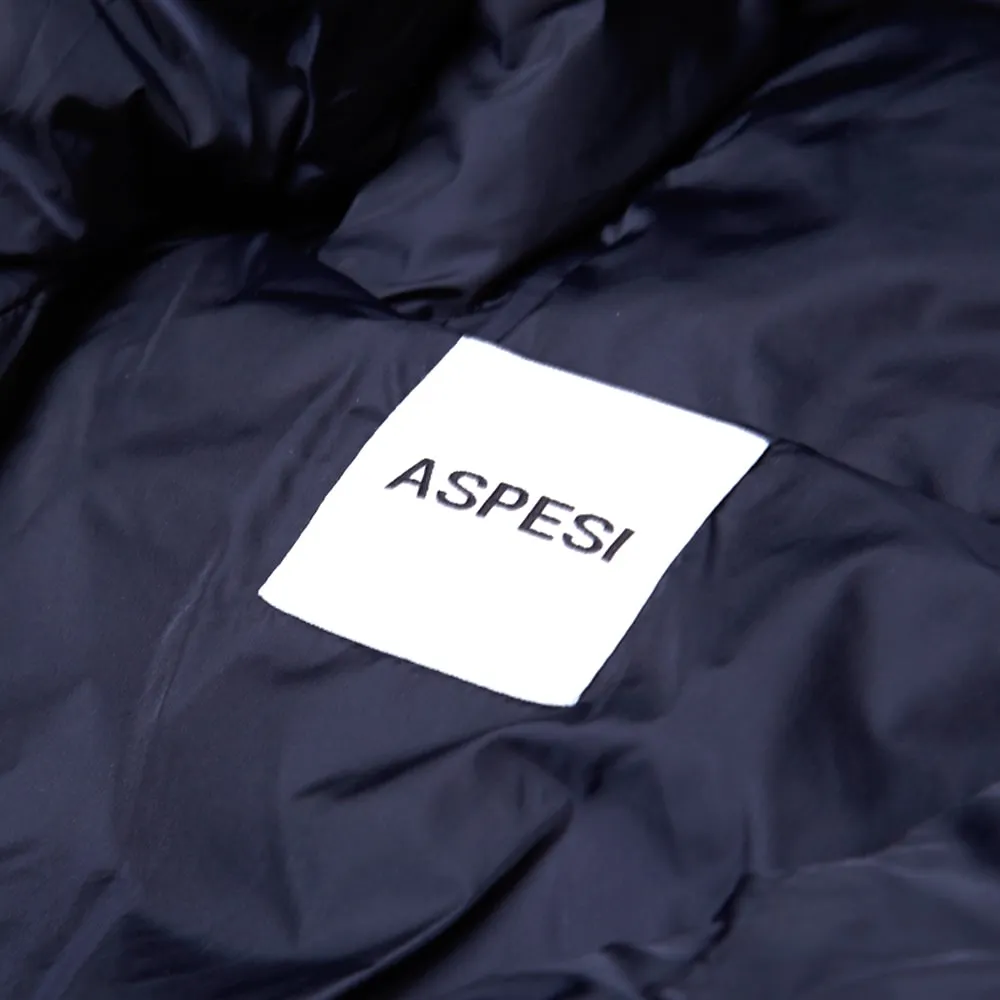 Aspesi Axe Hooded Down Jacket - Navy