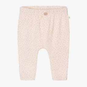 Baby Girls Pink Cotton Leggings