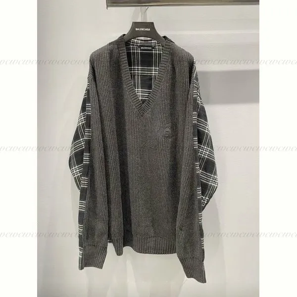 balenciaga hybrid v neck shirt