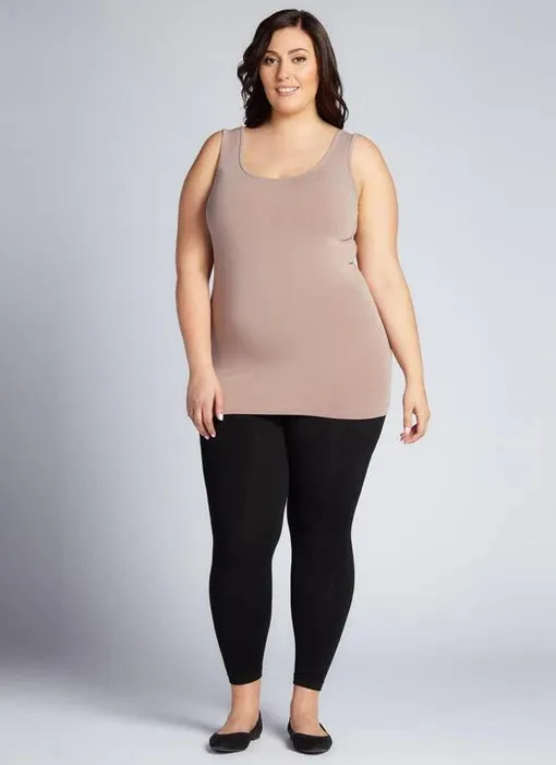 Bamboo Fleece Lined Leggings | Curvy Fit