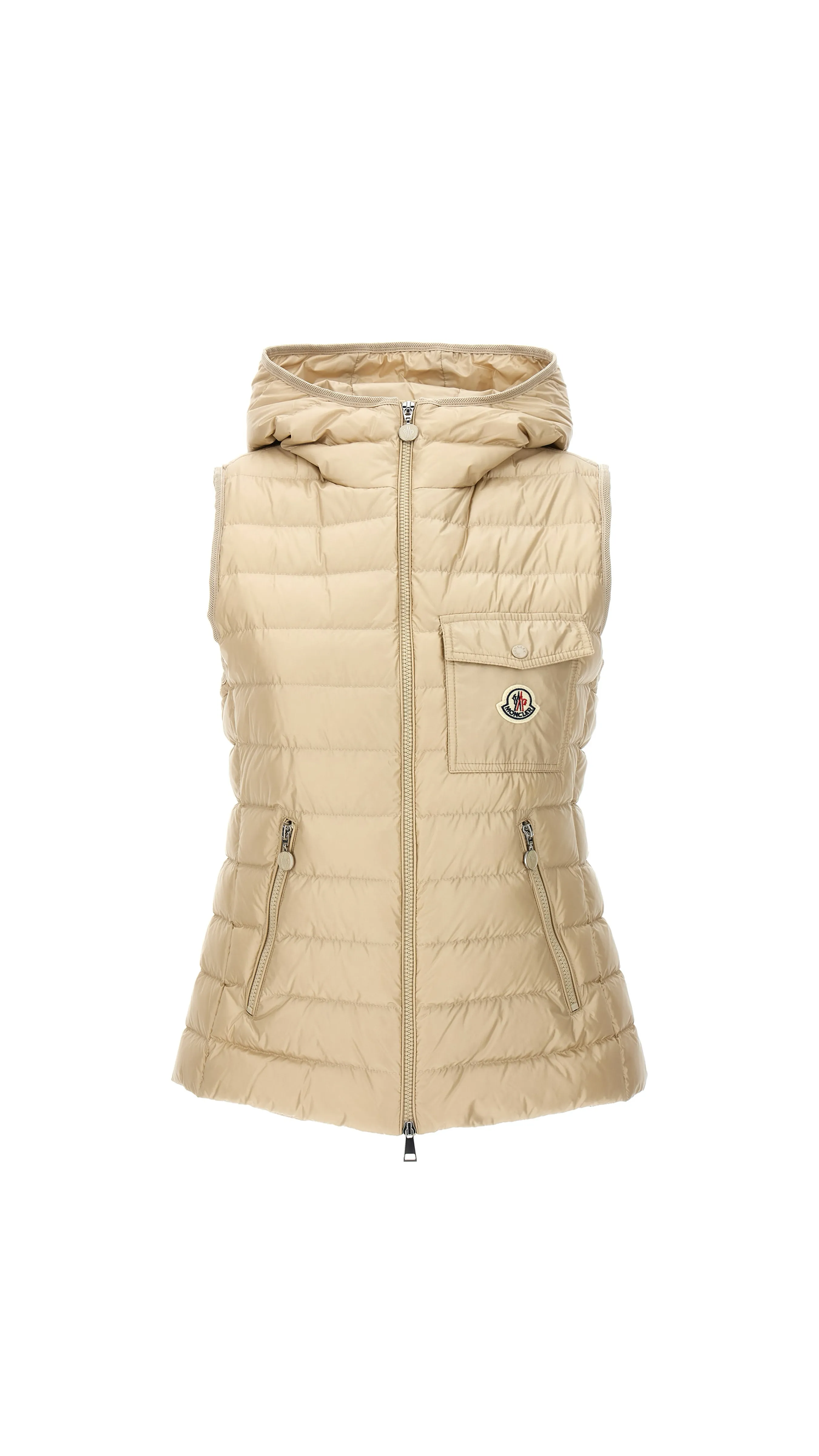 Beige Down Vest