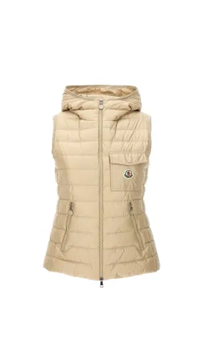 Beige Down Vest