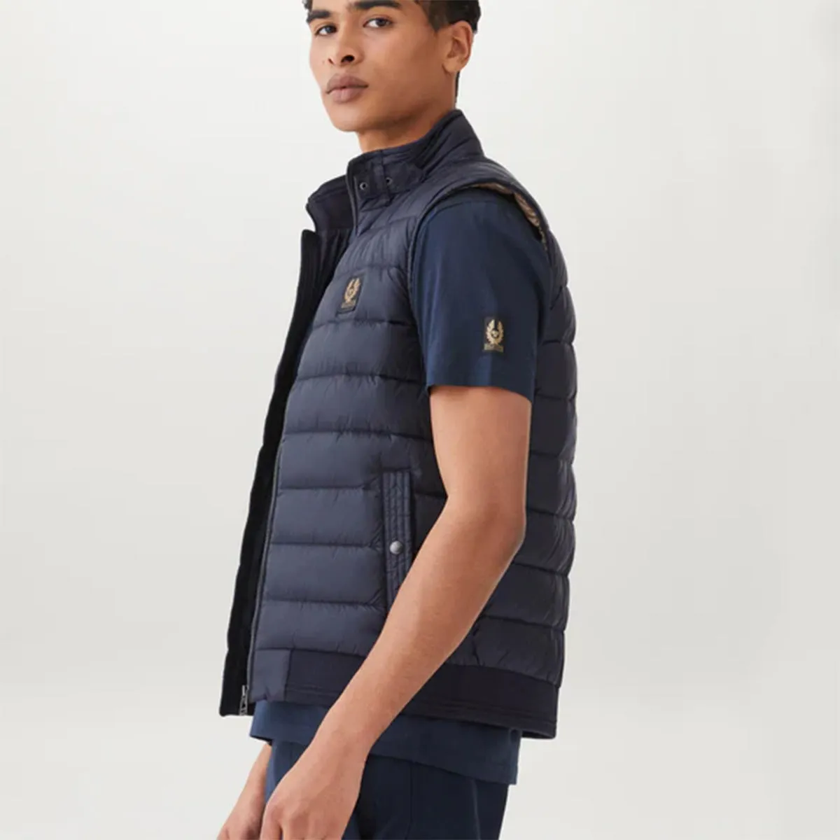 Belstaff Circuit Down Gilet - Dark Ink | Shop Now