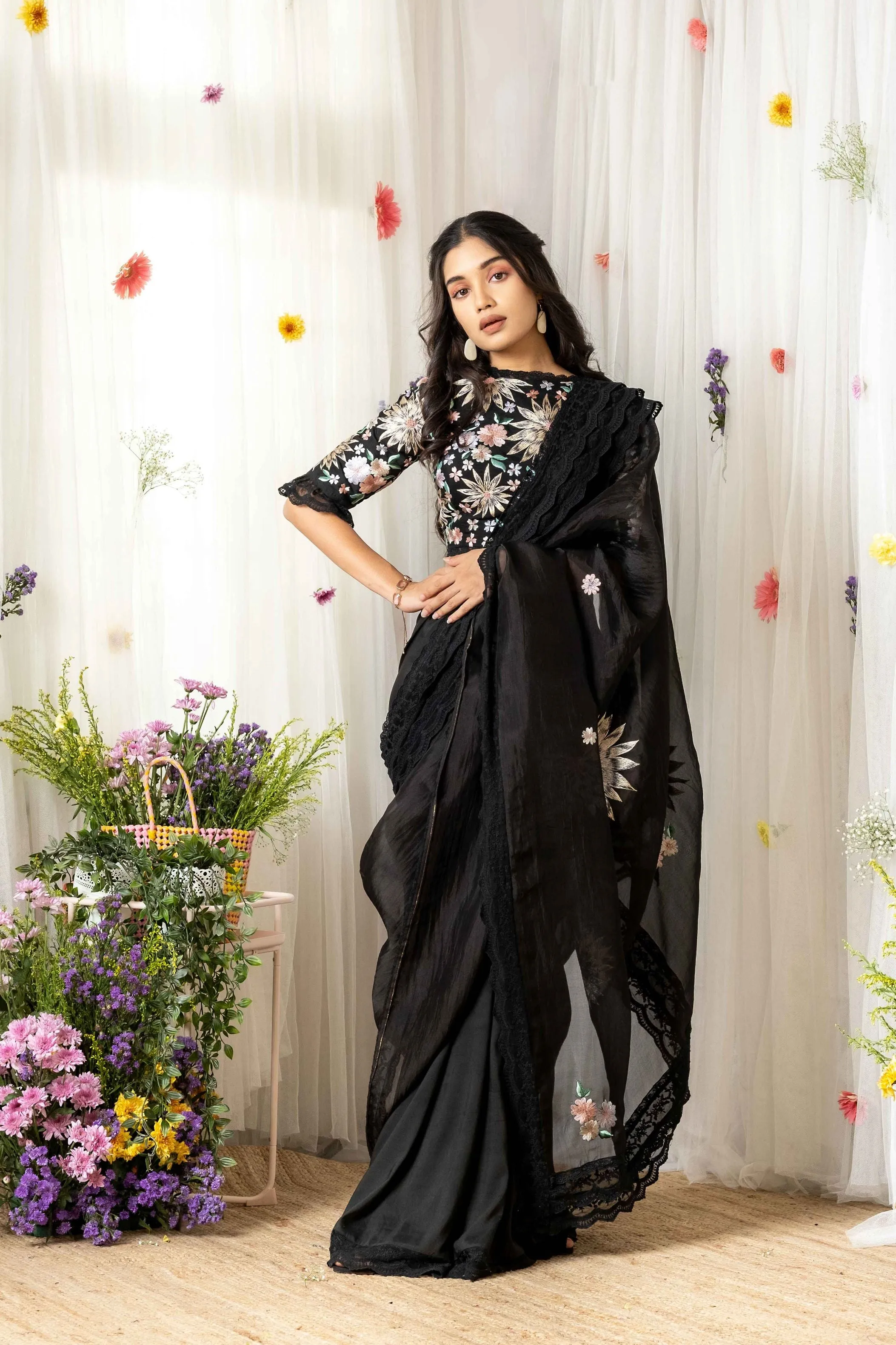 Black Saree