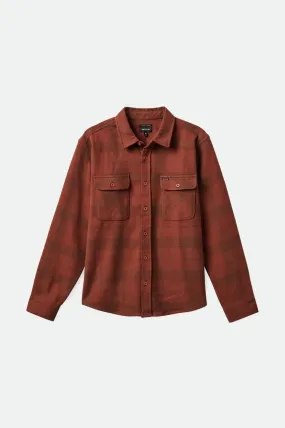 Bowery Flannel - Sepia/Terracotta - Water Resistant
