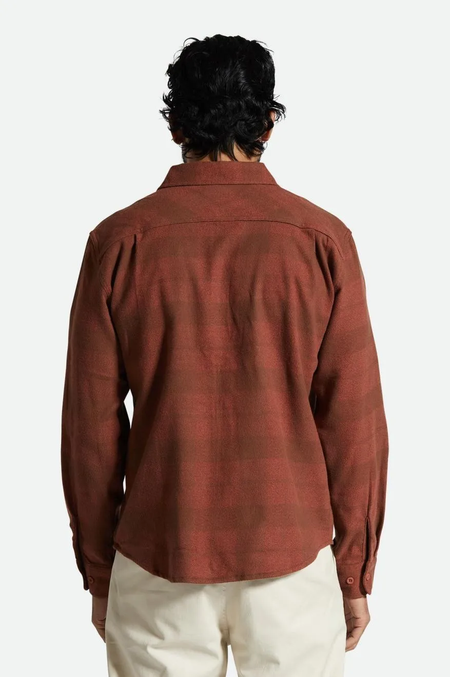 Bowery Flannel - Sepia/Terracotta - Water Resistant
