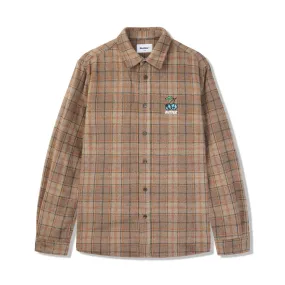 Butter Goods Cherry Flannel Shirt - Taupe.