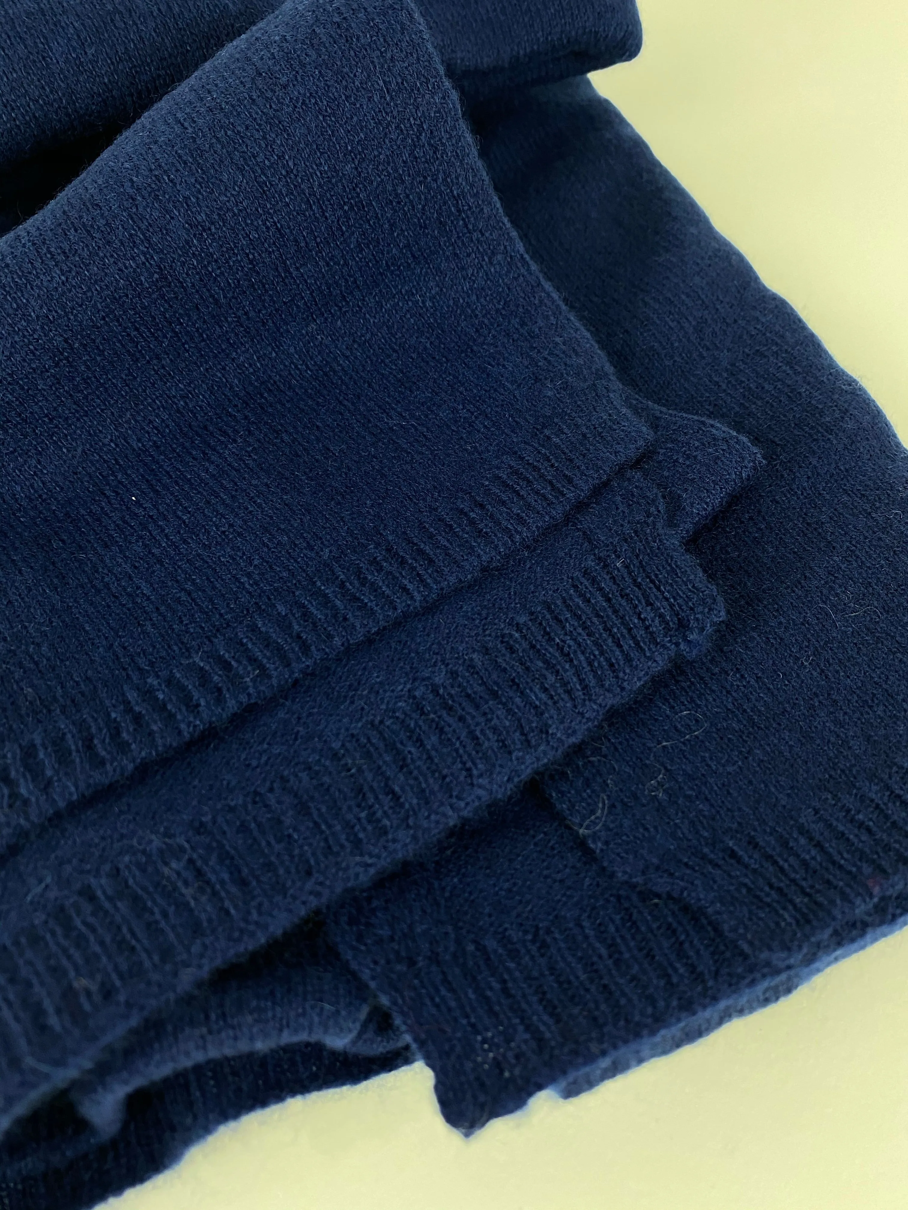 Cashmere Scarf 30% Silk 70% Wool | Midnight Blue