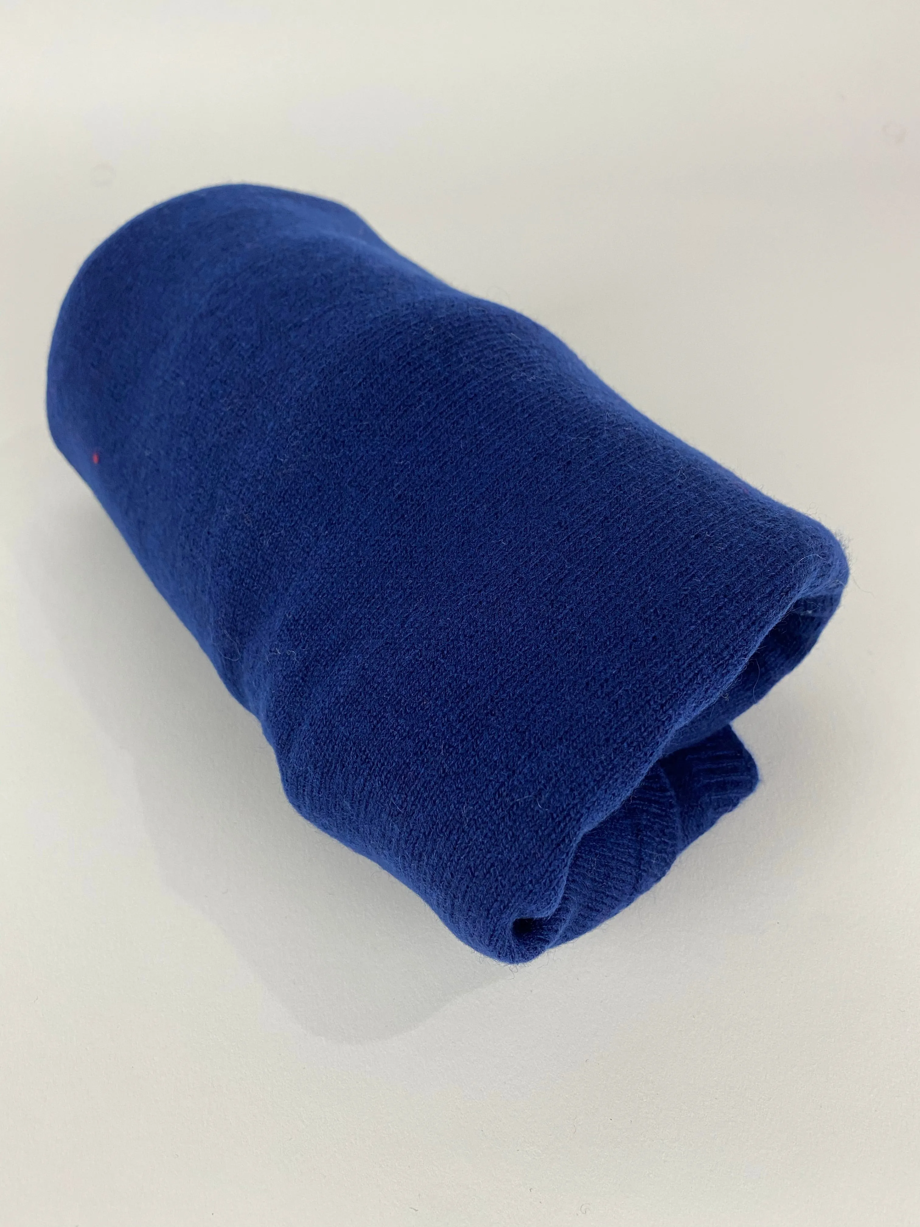 Cashmere Scarf 30% Silk 70% Wool | Midnight Blue