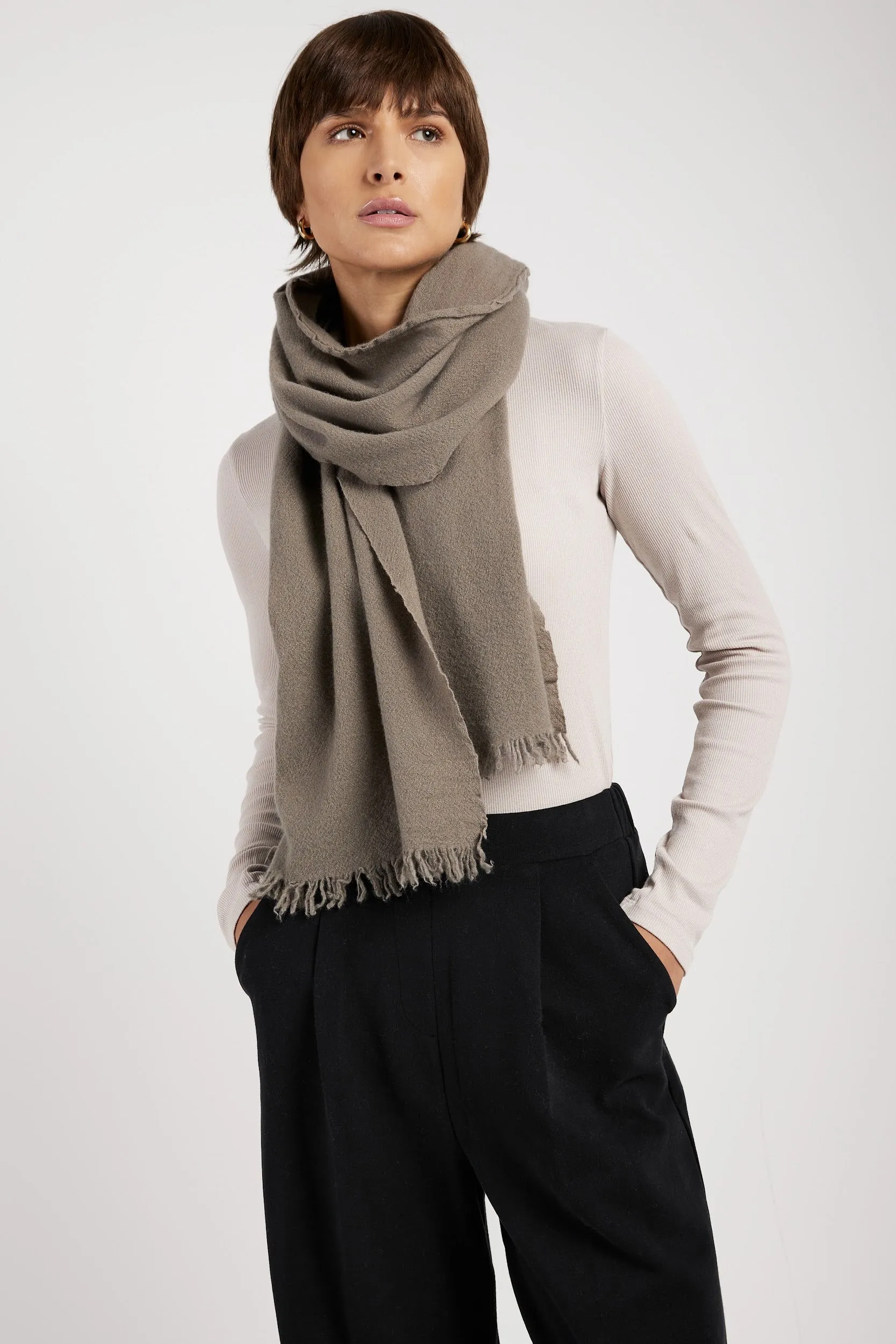 Cashmere Scarf in Drift - Buy now! Limited Stock. High-quality cashmere scarf in Drift. Stay warm and stylish this season. Perfe