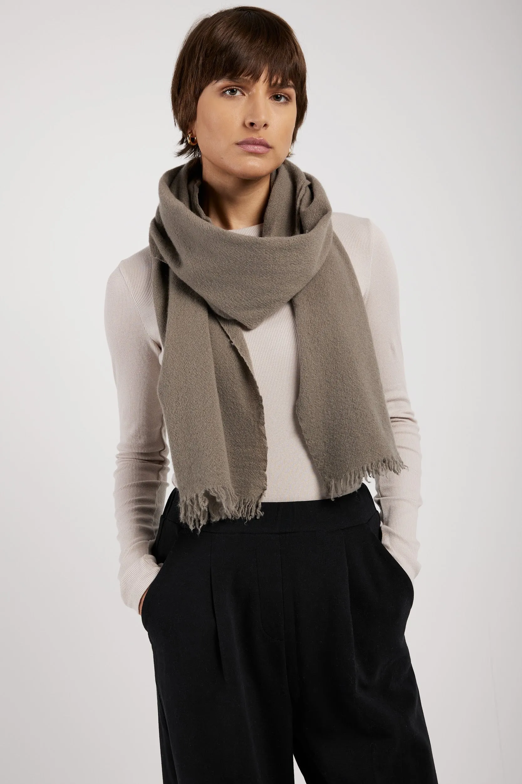 Cashmere Scarf in Drift - Buy now! Limited Stock. High-quality cashmere scarf in Drift. Stay warm and stylish this season. Perfe