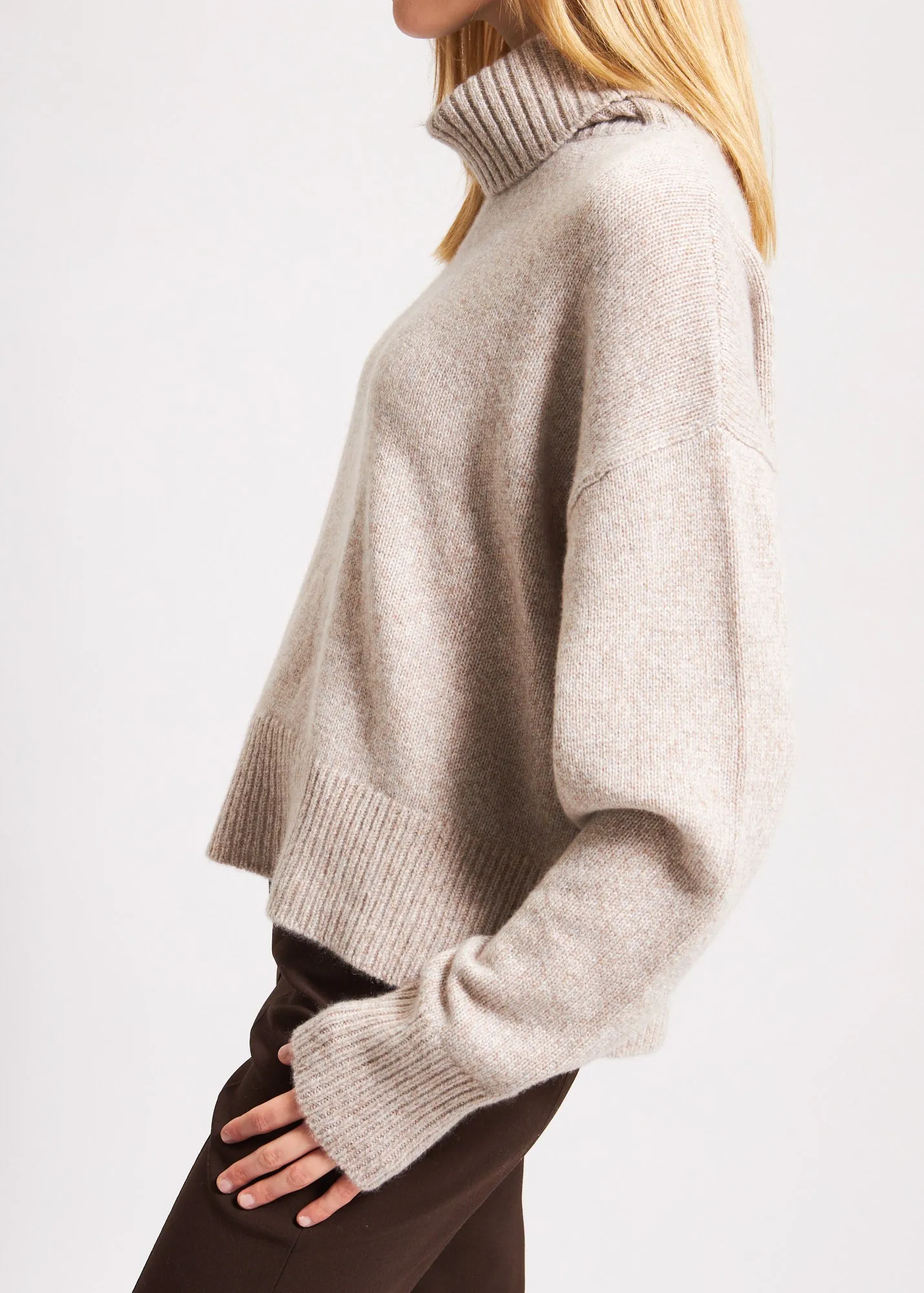 Cashmere turtleneck - oversized cashmere turtleneck - plus size cashmere turtleneck - affordable cashmere turtleneck - designer 