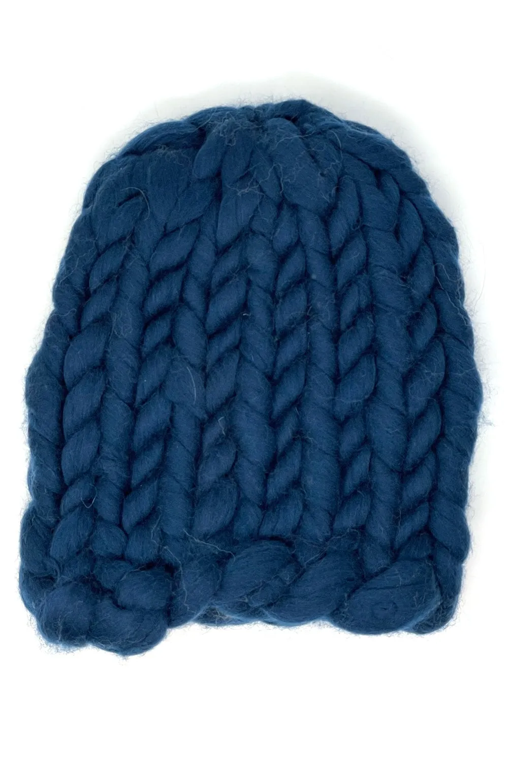 chunky knit beanie