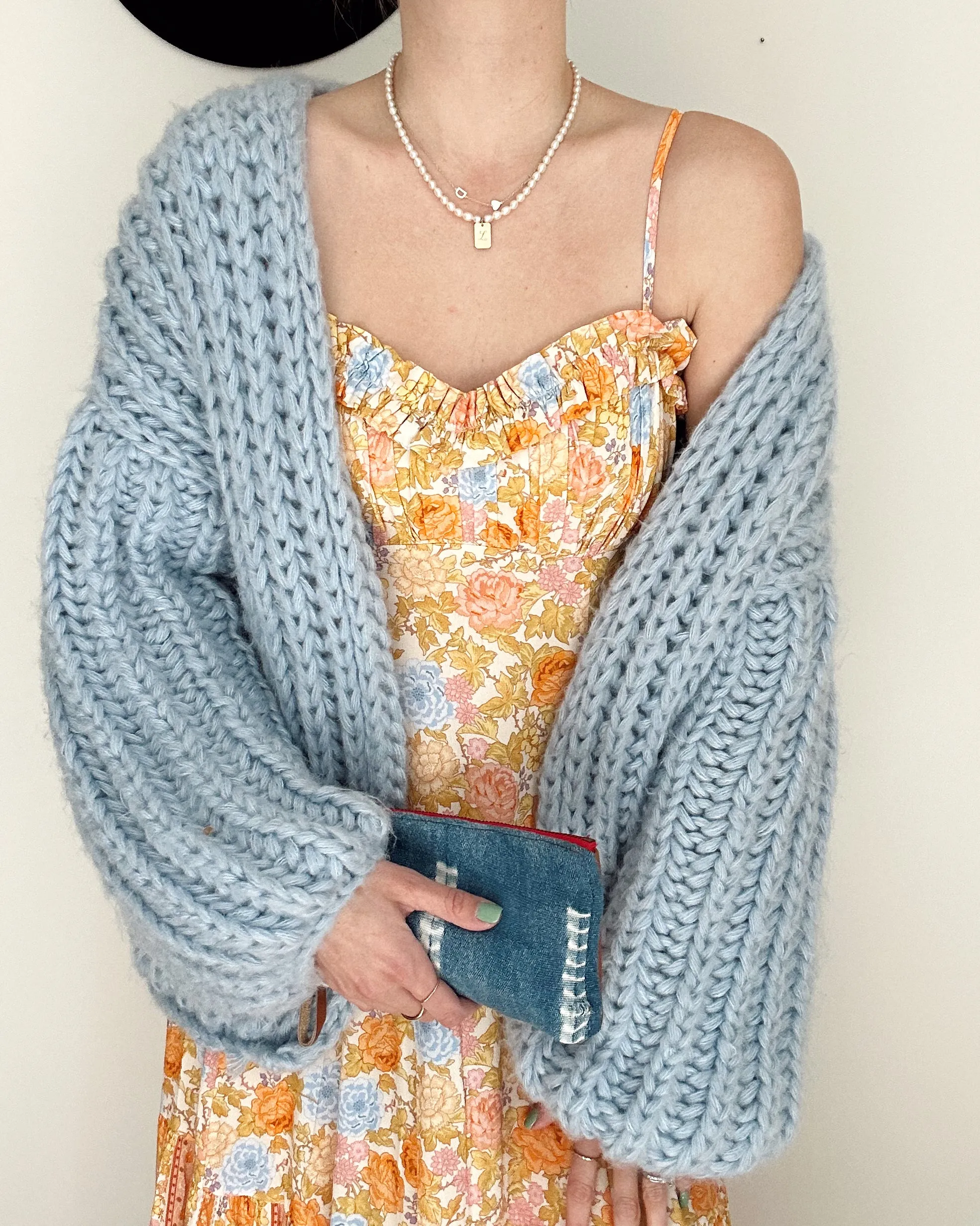 Chunky Oversized Knit Cardigan by Saachi