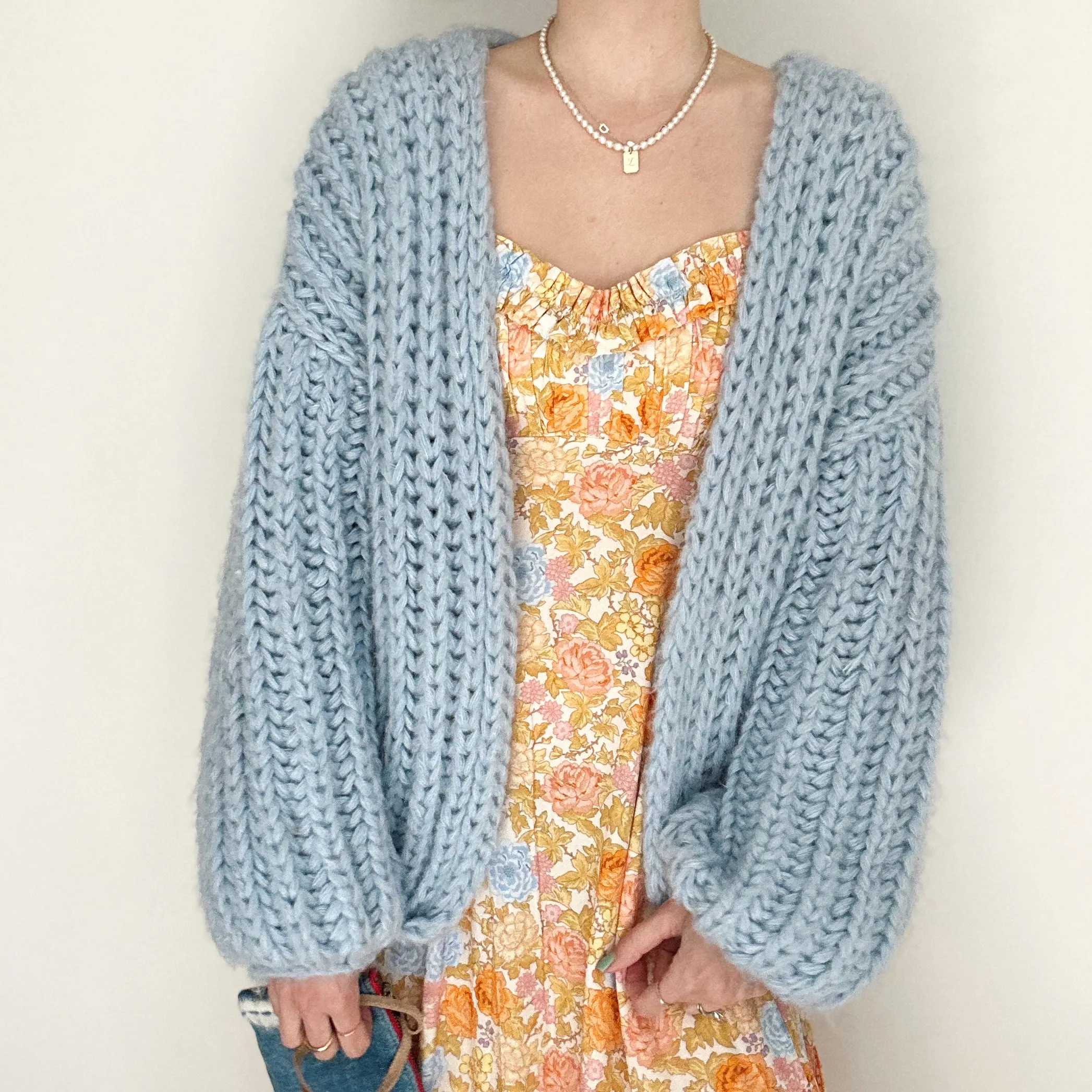 Chunky Oversized Knit Cardigan by Saachi