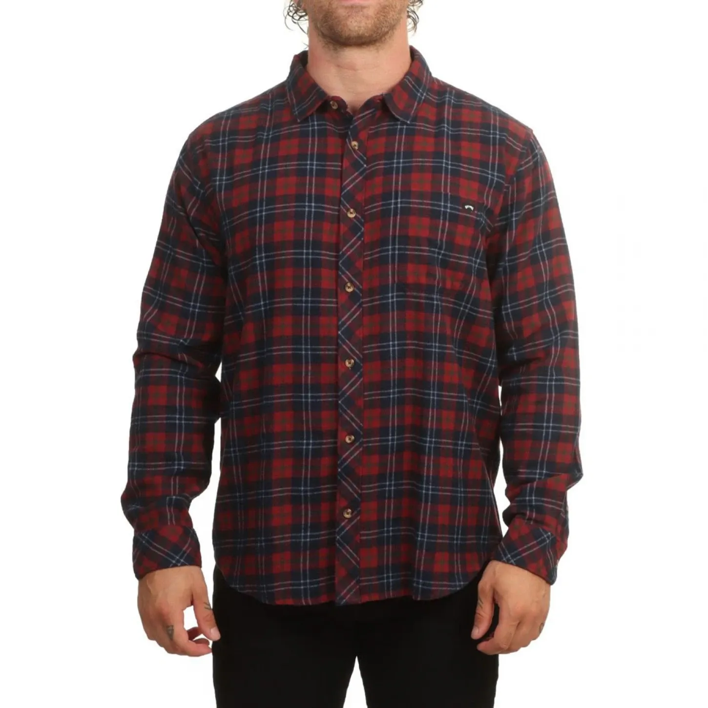 Coastline Flannel Long Sleeve Shirt for Men