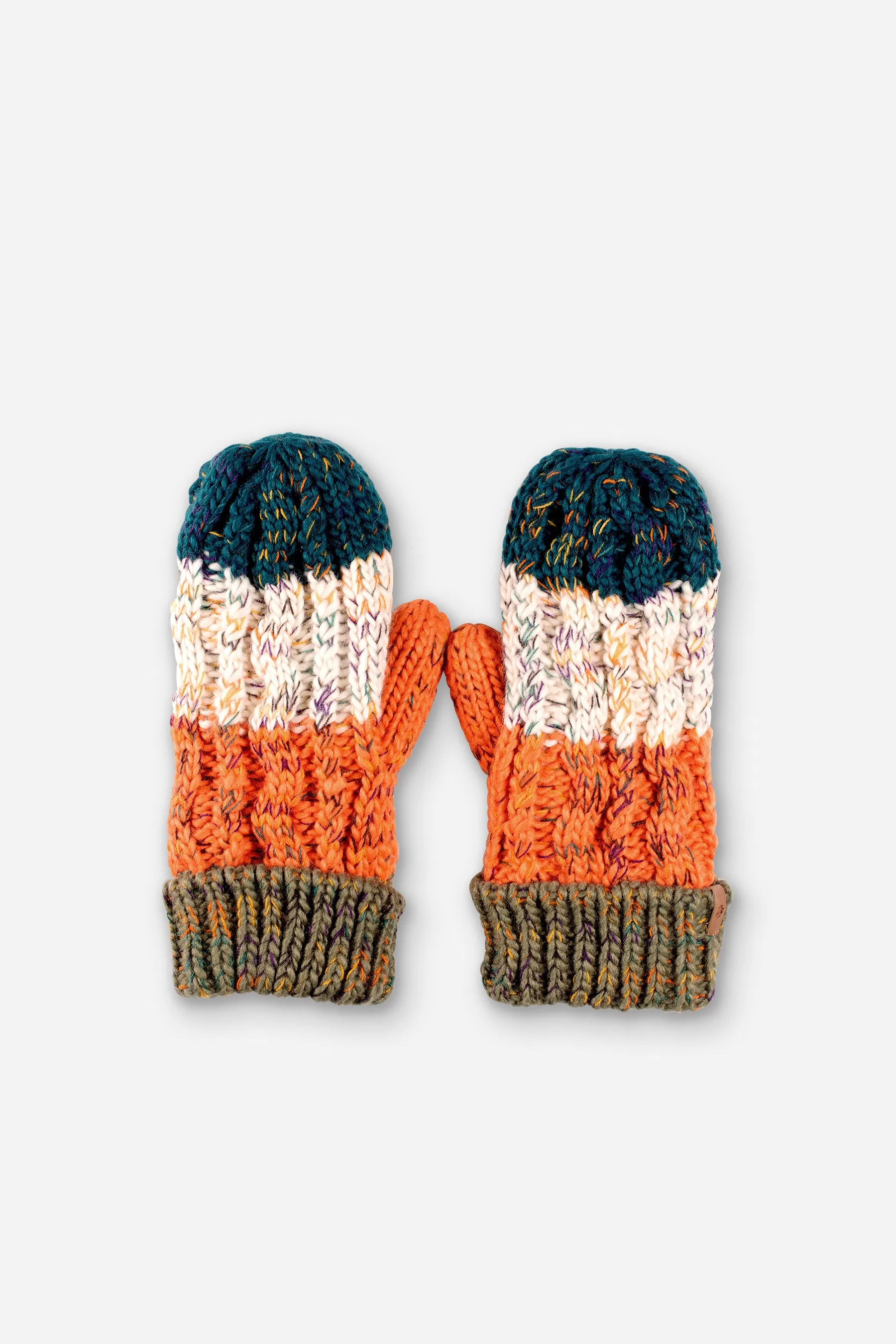 Colorful Striped Mittens