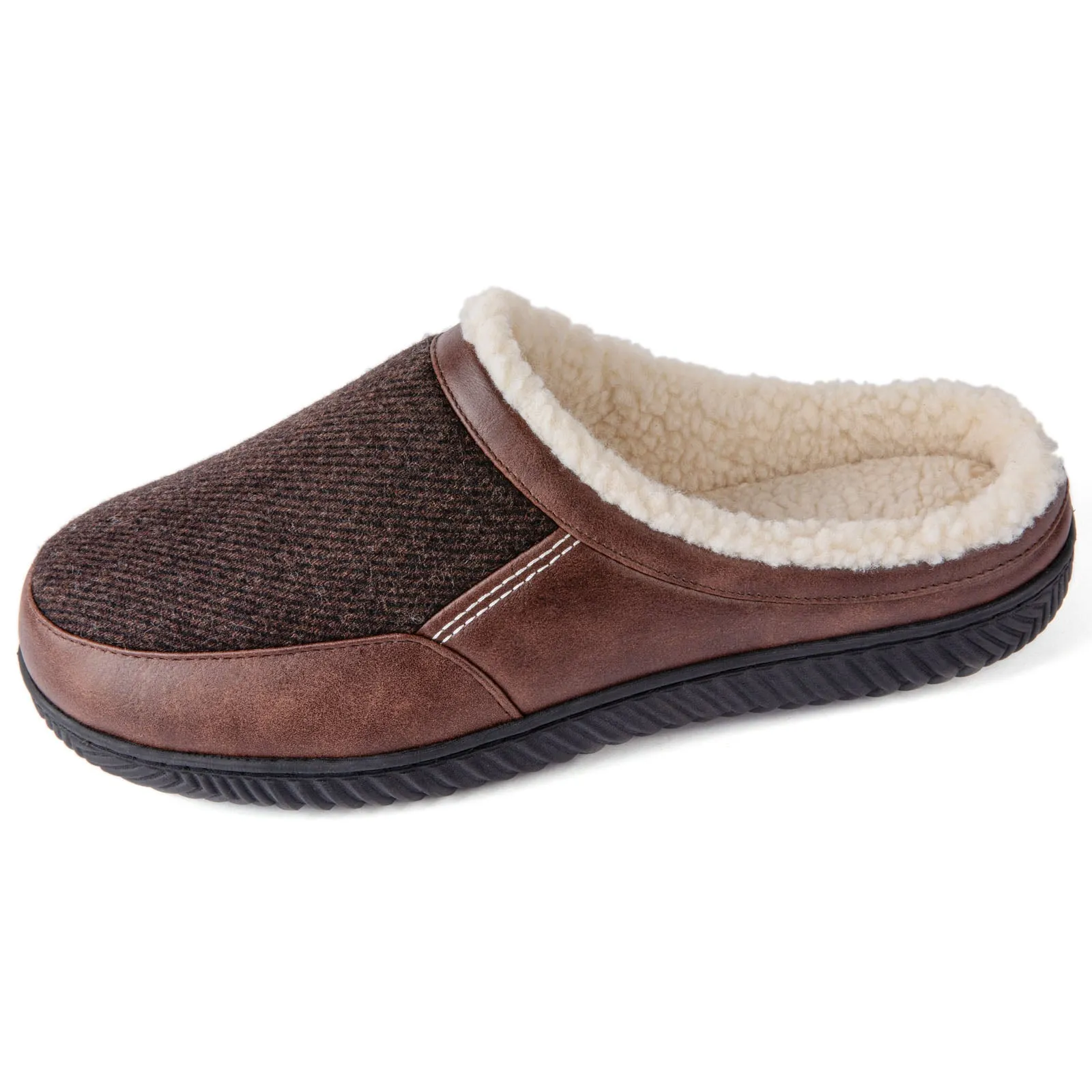 Colton Sherpa Lined Clog Slipper - Men's