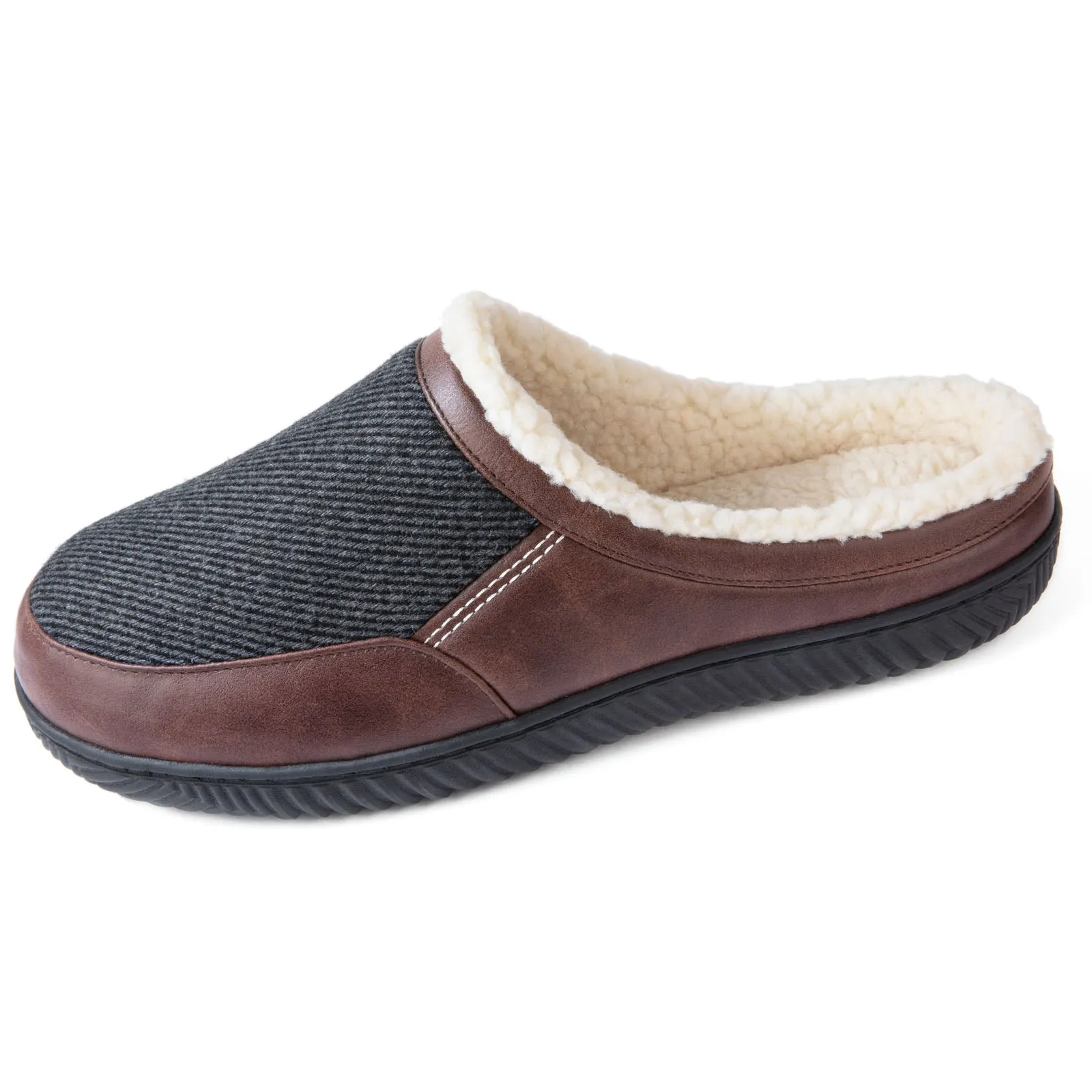 Colton Sherpa Lined Clog Slipper - Men's