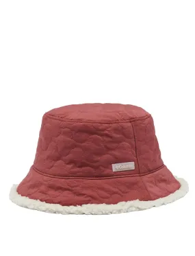 Columbia Winter Pass Reversible Sherpa Quilted Bucket Hat - Beetroot / Dark Stone