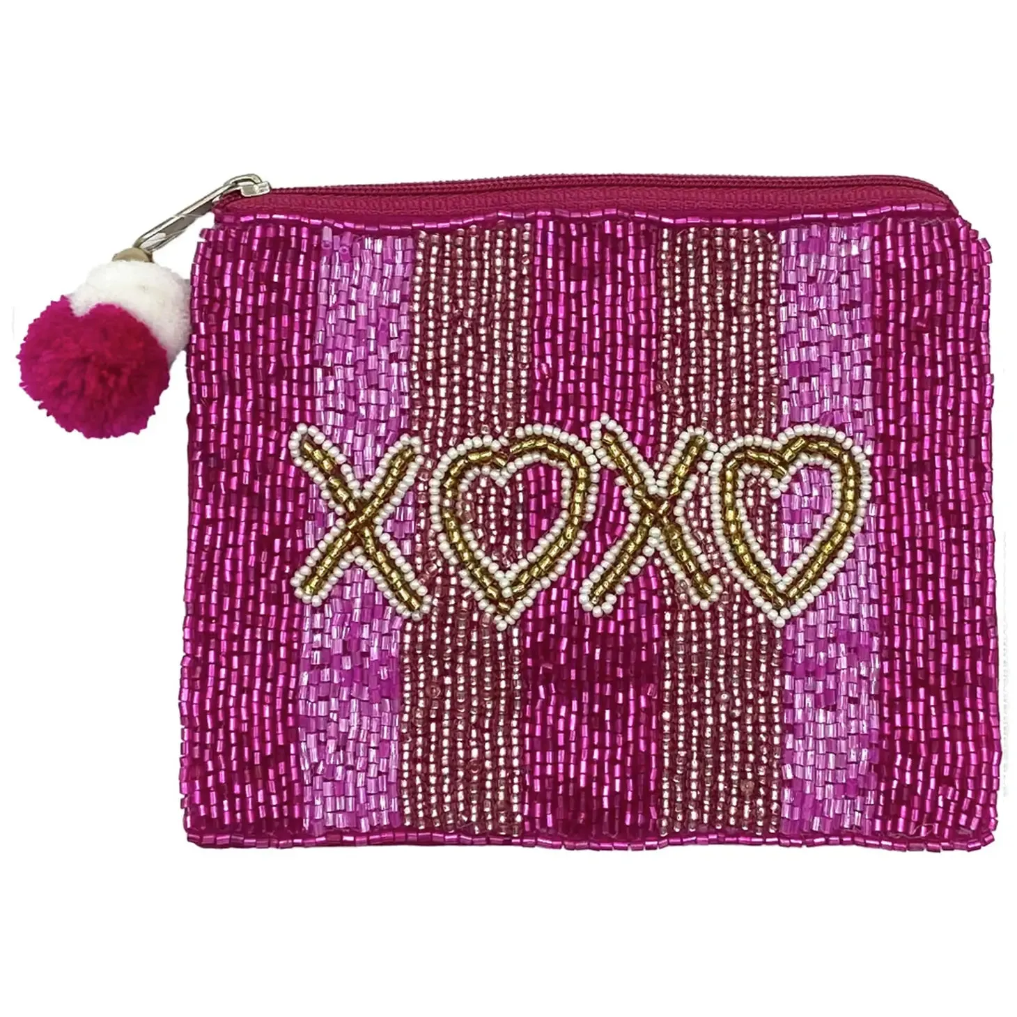 Concepts Reno Striped Xoxo Coin Purse