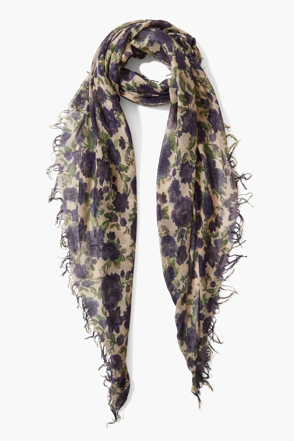 Concord Garden Scarf - Cashmere and Silk Blend