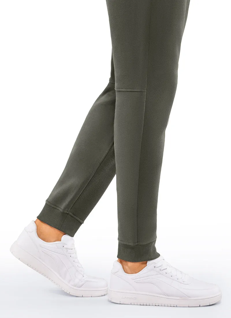 Cotton Fleece Lined Joggers - 29 Inch