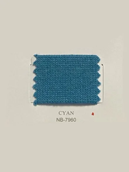 Cyan Cashmere Scarf 30/70