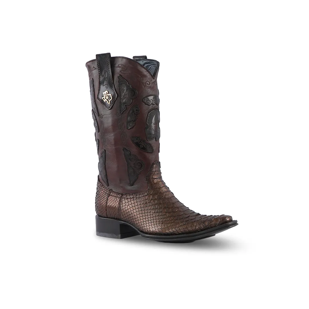 Dallas Special Edition 21 Western Boots Python Colecc Caballos Paris