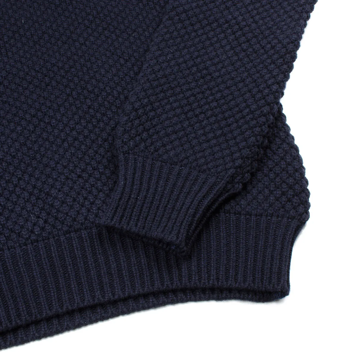 De Bonne Facture - Navy Turtleneck Knit