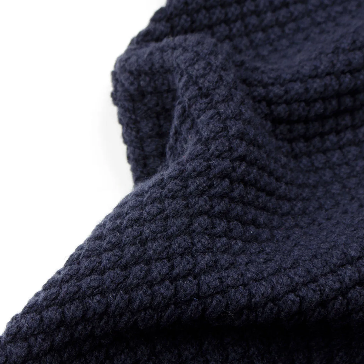 De Bonne Facture - Navy Turtleneck Knit