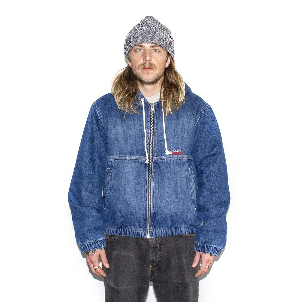 Denim Sherpa Work Jacket