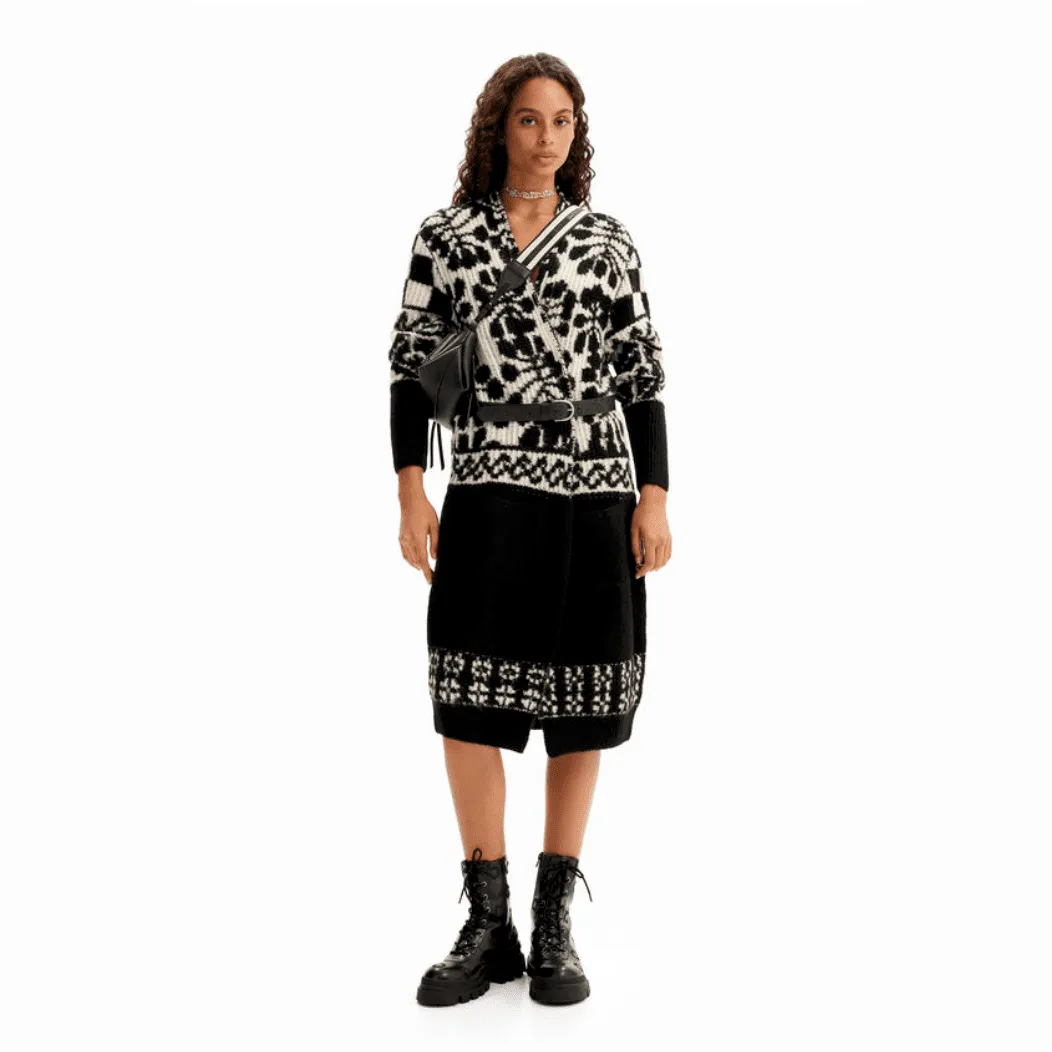 Desigual M. Christian Lacroix Long Oversized Cardigan