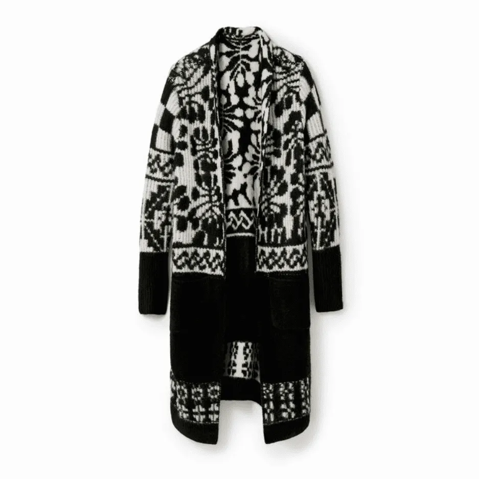 Desigual M. Christian Lacroix Long Oversized Cardigan