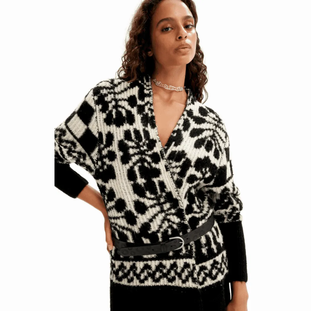 Desigual M. Christian Lacroix Long Oversized Cardigan