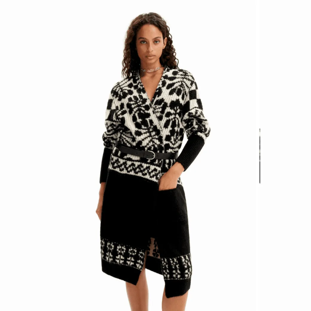 Desigual M. Christian Lacroix Long Oversized Cardigan