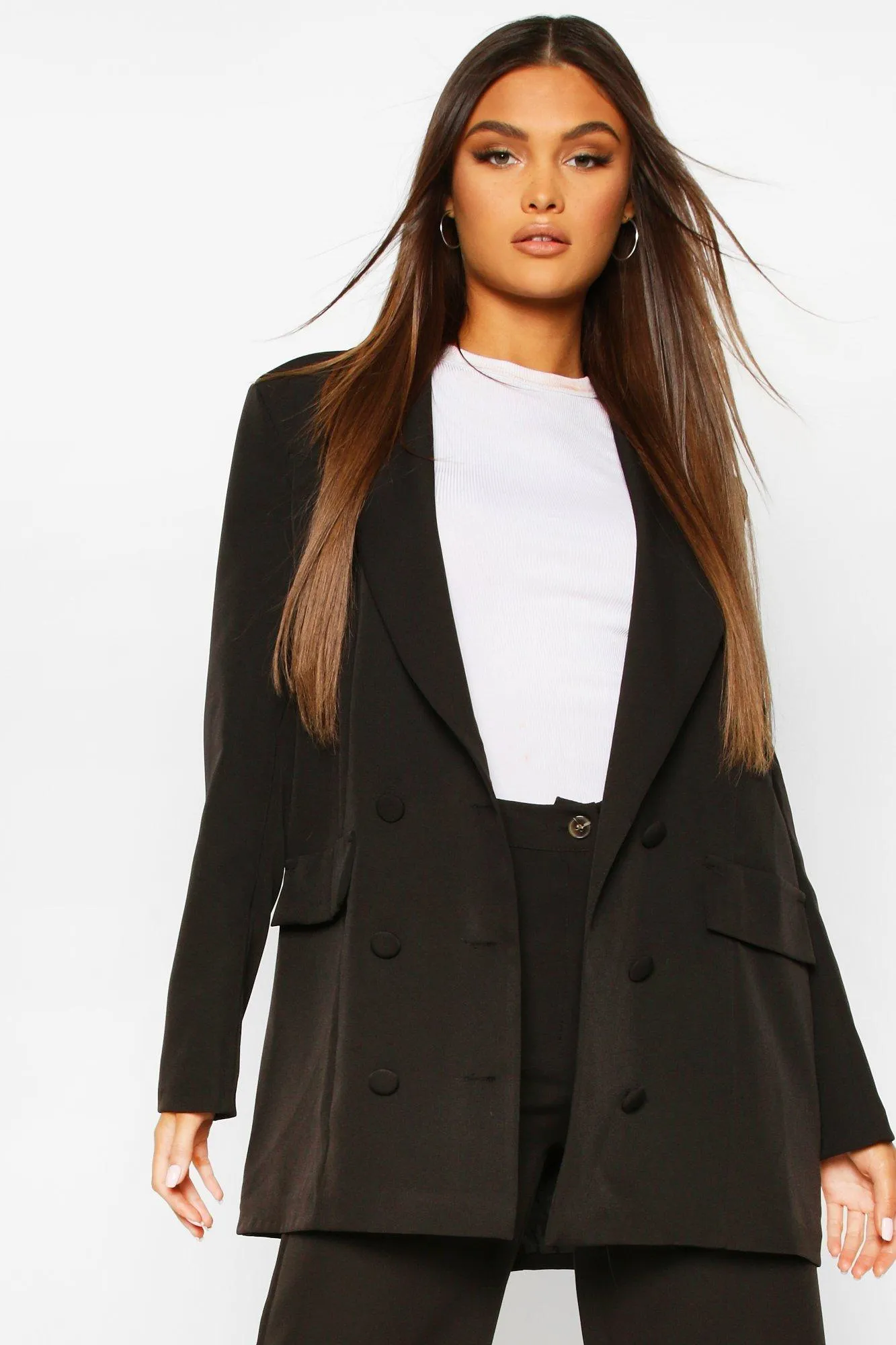 Double Breasted Oversized Blazer