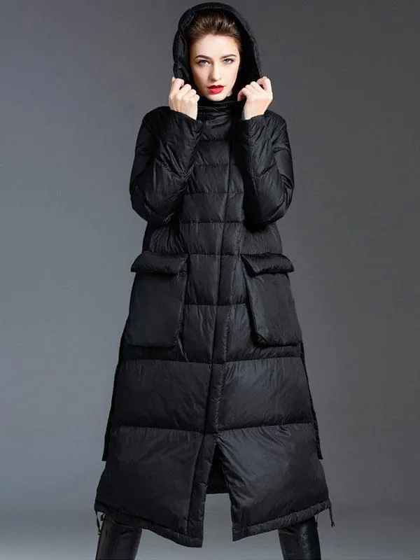 Down Coat For Women Casual Duck Down Winter Warm Outerwear 2024